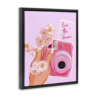 Live The Dream Camera Floating Frame, design by Ziwei Li