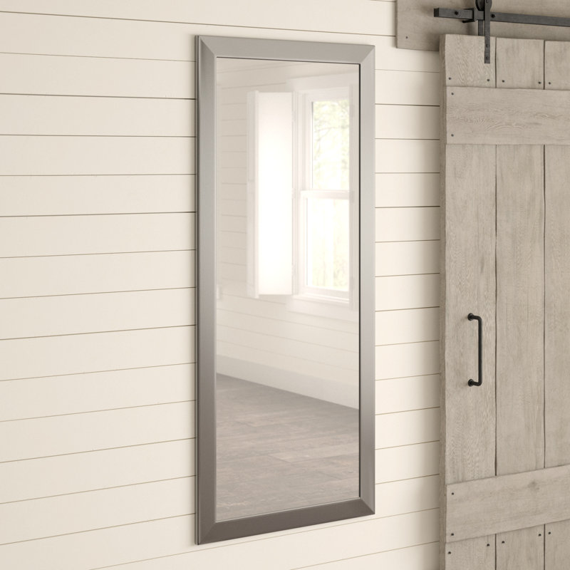 Tieger Mirror, Brushed Nickel, 63" H x 31.5" W