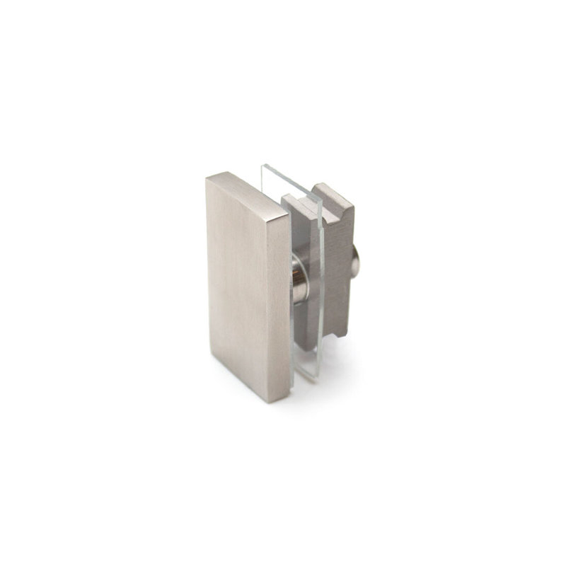 Ensemble de porte de douche à 90 degrés FHC DEN90BS Denali Series - Acier inoxydable brossé