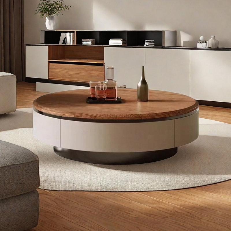 Modern simple round coffee table living room