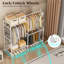 112.15cm Rolling Clothing Rack-1653387623