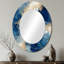 Sosuke bleu et blanc abstrait Art liquide III - grand miroir à encre liquide, miroir mural décoratif moderne, impression sur métal-1092510364-1092510361