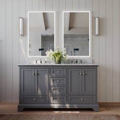 Audrey 60'' W Double Vanity