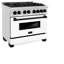ZLINE Autograph 36" Legacy Dual Fuel Range w/ 6 Burners-867530060