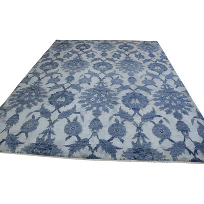 Yoscar One-of-a-Kind 8.0x10.0 Area Rug Blue
