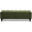 Banc de rangement en boucle, pieds en bois d'hévéa, capacité de 300 lb, fermeture automatique du couvercle, capitonnage à boutons et coutures en losange, convient à la maison, L 51,74 po x l 17,32 po H 18 po avec rangement, surface bouclée,