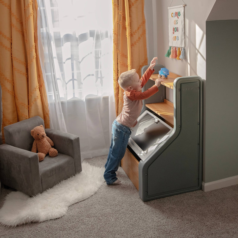 Step2 Harmony Toy Box, Sage Gray