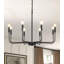 Lustre 8 lumières de style campagne moderne