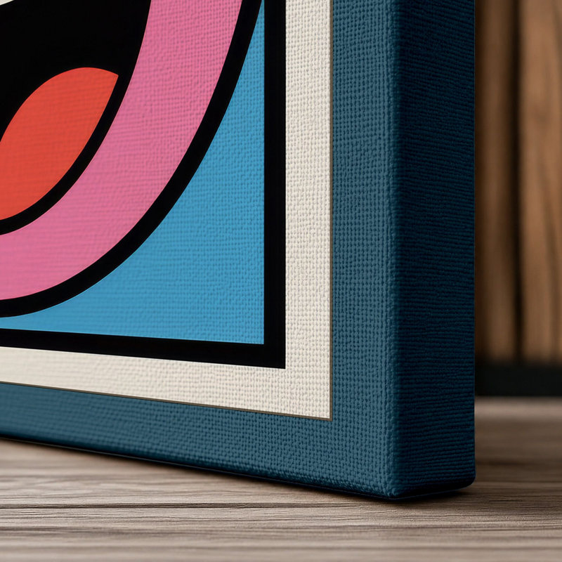 Print, 30x20 - 76.2 x 50.8 cm, Teal Border
