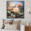 Fauvist Lotus Blossoms I, reproduction d'art sur toile
