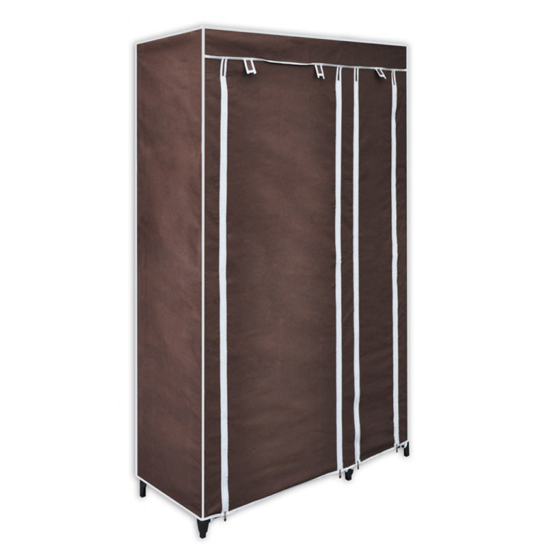 Cargan 110cm Portable Wardrobe, Brown