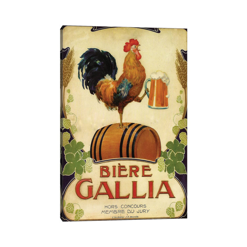 Bi¨re Gallia - Wrapped Canvas Print, 30.48 cm H x 45.72 cm W