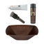 Premier Copper Products BSP5_VSQ14WDB-P Bathroom Sink And Drain Package