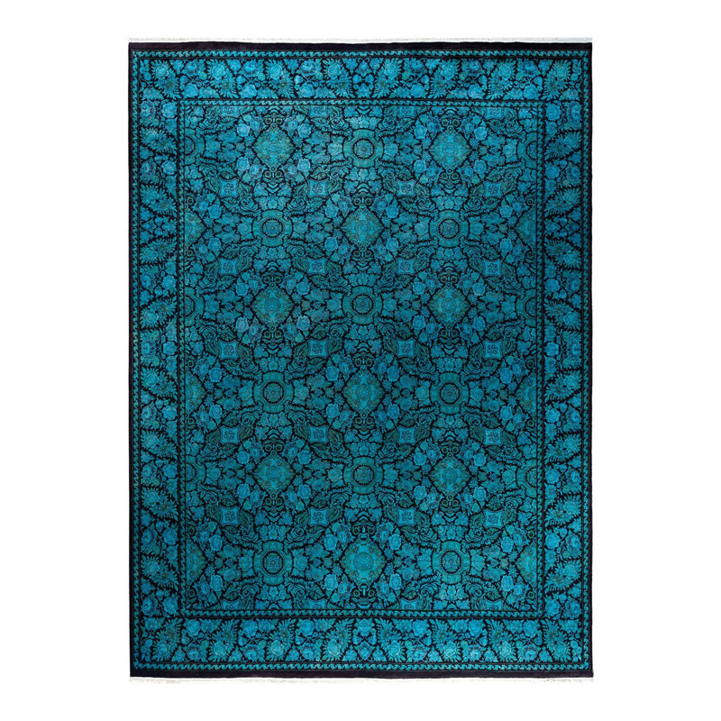 Issiac One-of-a-Kind 10' 4" X 13' 5" Hand Knotted Area Rug