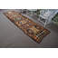 Tapis de couloir turc rétro avec motifs tribaux et style bohémien rétro pour le couloir