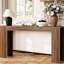Table de 64,12 po en noyer derrière, idéale pour les espaces étroits dans le salon ou la chambre à coucher, vestibule à finition rustique avec entrée esthétique, entrée de chambre à coucher décorative, assemblage facile