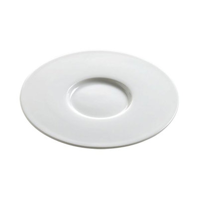 Maxwell & Williams Beverly Hills dessert plate with rim, porcelain, white, 15.5cm diameter
