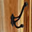 Wrought Iron Double Wall Mounted Robe Hook