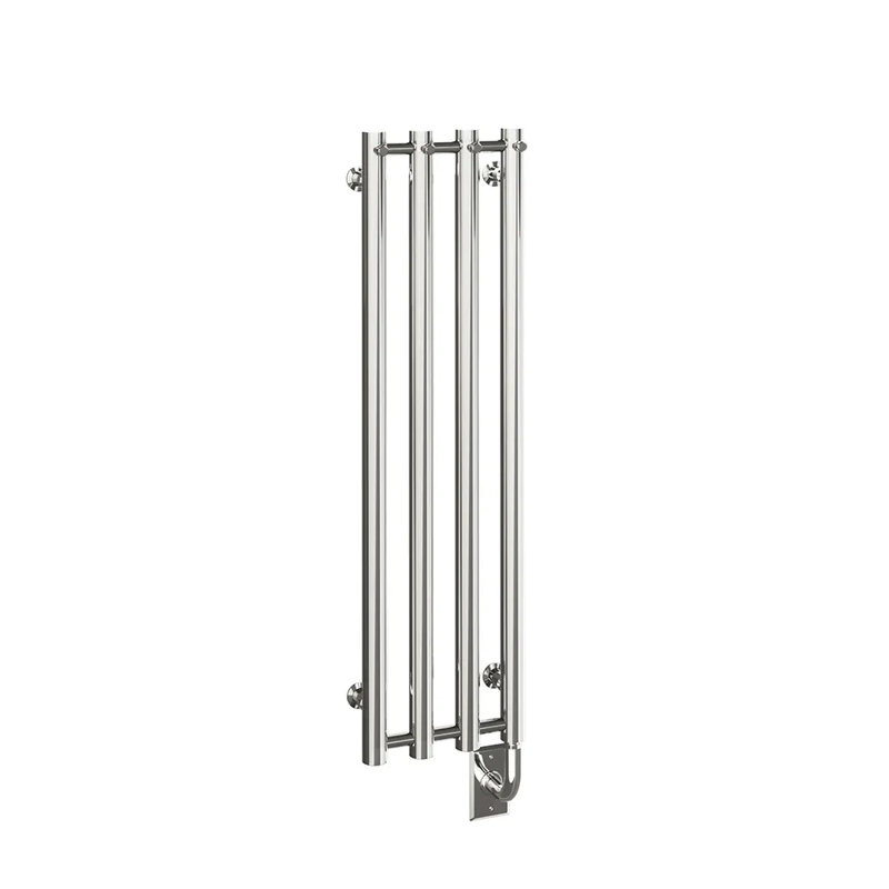 Chauffe-serviettes électrique mural vertical 10,5 po x 37,5 po Rosendal, H 37,5 po x l 10,5 po x P 4 po, Chrome chrome