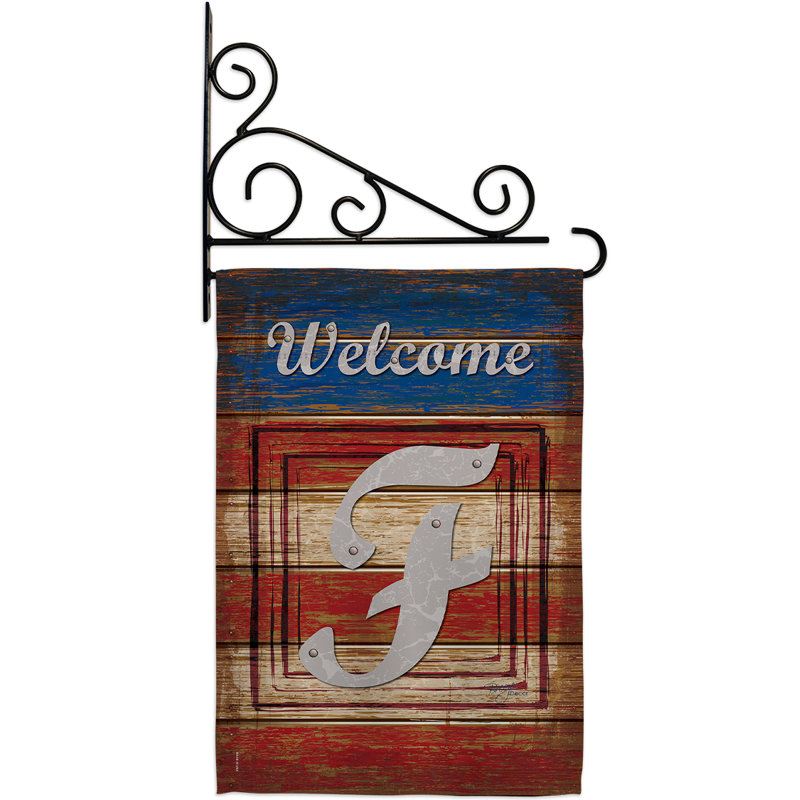 Ensemble de drapeaux en polyester 18,5 x 13 po Patriotic, F