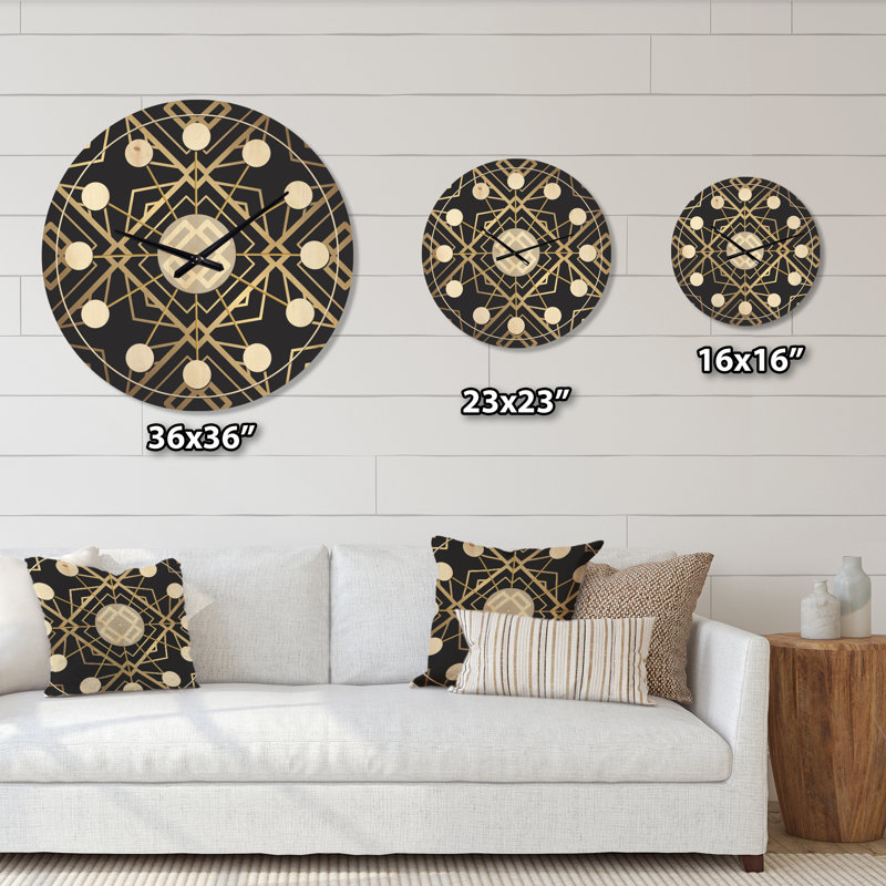 Horloge murale Art Deco, Moyenne
