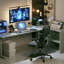 SIHOO Polyurethane and Mesh Office Chair with Headrest-374476781