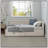 Modern Style Twin Size L Shape Corner Bed, Linen Upholstered Daybed With Two Storage Drawers For Space Efficiency-1658108231