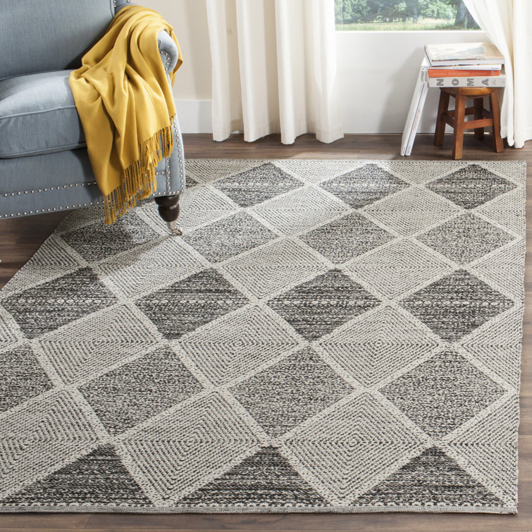 Bester Hand Woven Cotton Geometric Rug