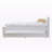 Aysha Lasker Upholstered Low, Twin Profile Platform Bed, White 36.47'' H X 42.75'' W X 84.83'' L-20239027