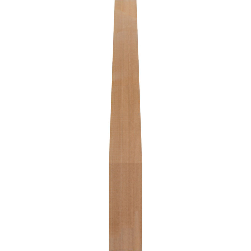 Genouillère Balboa, Cèdre rouge, Lisse, H 32 po x l 3,5 po x P 20 po
