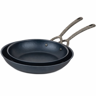 Ensemble de 2 poêles à frire en acier au carbone Alva Artist