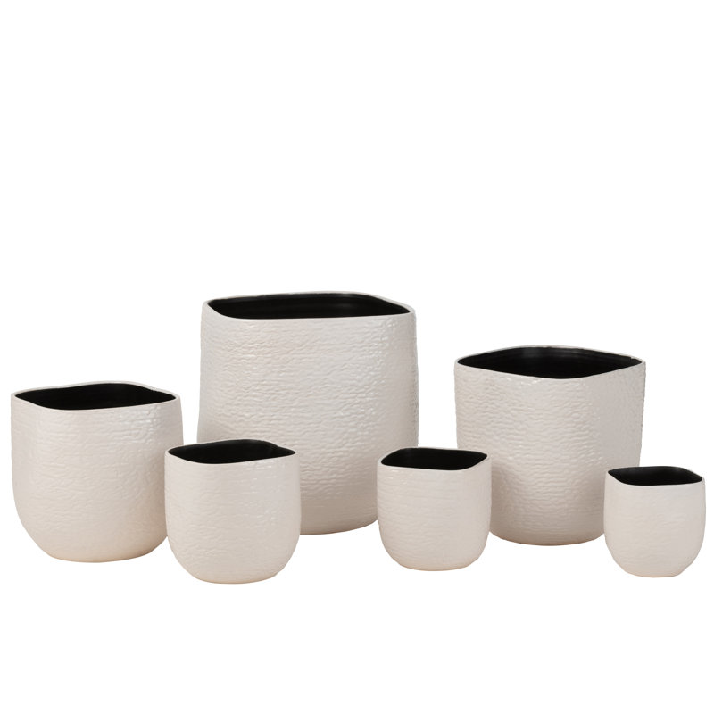 Spring / Summer 2024 Table Vase 1, 40.40cm H x 41cm W x 41cm D, White