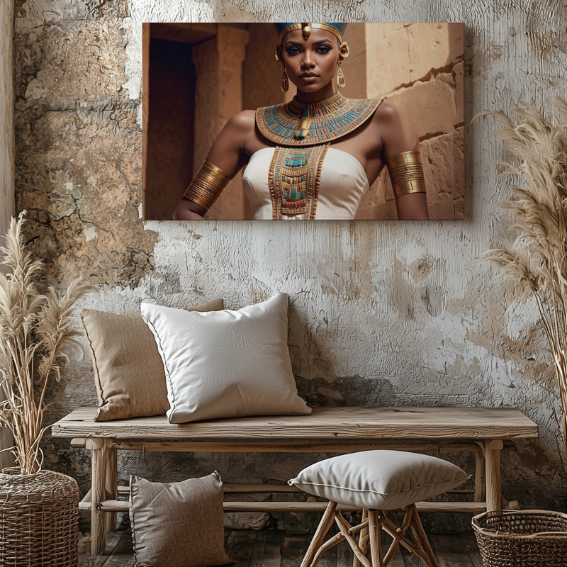 Reproduction d'art reine Nefertiti, H 30 po x l 30 po