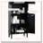 Freestanding Cabinet,Tall Narrow Bathroom Storage Cabinet with Doors and Shelf Adjustability-1493469543