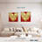 Hardie Big Hearted Gold On Red-109206681