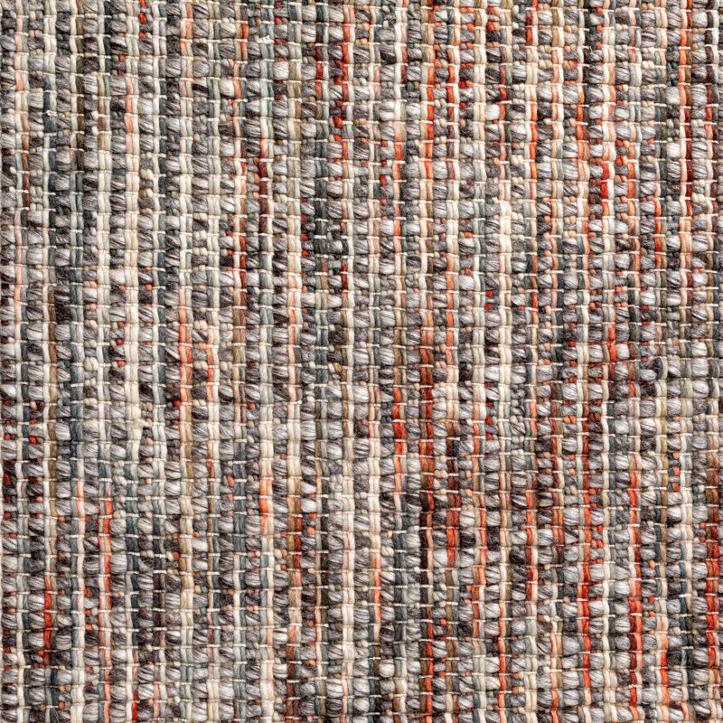 Tapis en laine crocheté à la main Isabell Canyon, Rectangle 5 pi x 7 pi 6 po