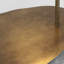 Anne-Marie Barton Lega 36" Sculpted Side Table Reading Floor Lamp in Eclipse with Museum Brass