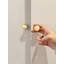 Poignée d'armoire circulaire 1,2 "avec plaque festonnée-2317-126491932