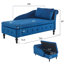 Balla Velvet Chaise Lounge-80670192