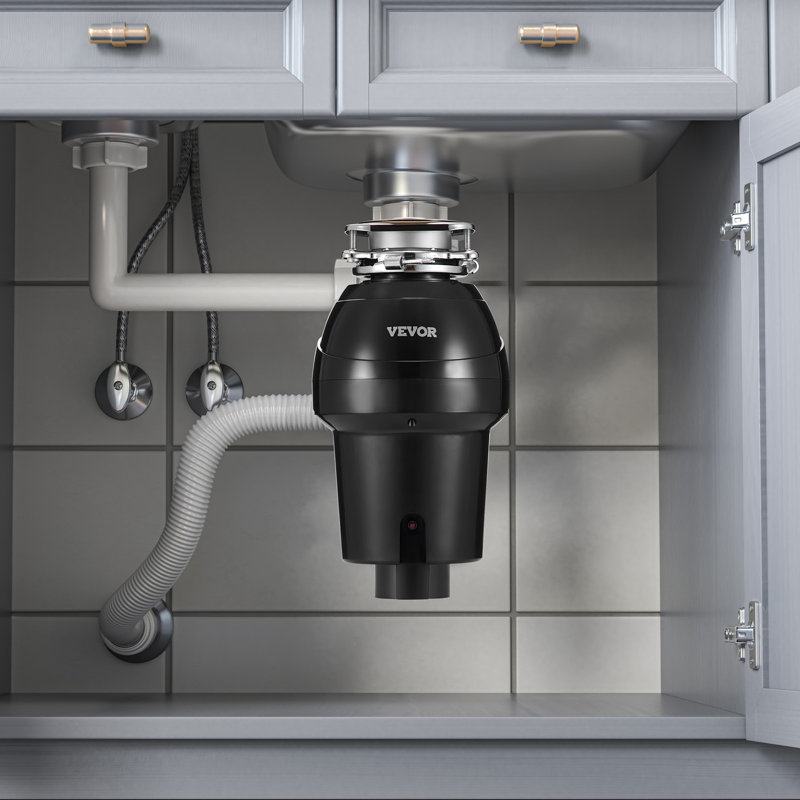 Broyeur à déchets à alimentation continue 1,25HP Garz Disposal 3360RPM EZ Connect