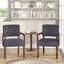 Ensemble de fauteuils d'appoint et de salon avec table de bout 32,6 po Soave-2088711267