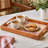 Pink Summer Handcrafted Mango Wood Serving Tray