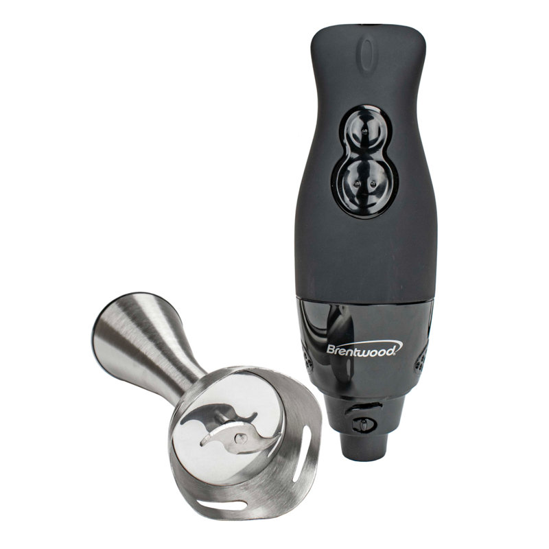 Brentwood 2-Speed Black Stainless Steel Hand Blender