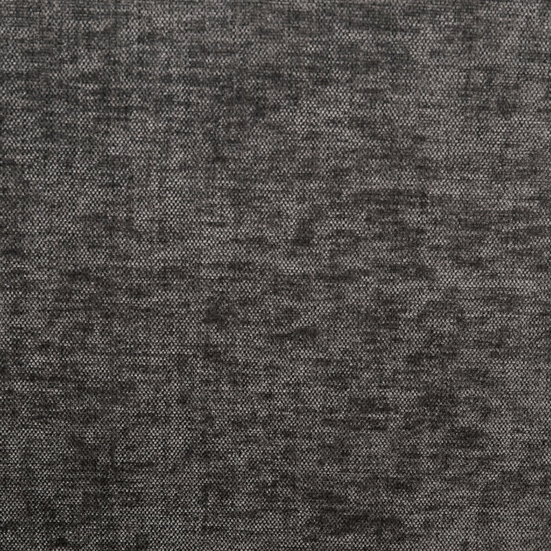 Fabrication en chenille grise avec coussins à deux couches et base de siège moderne avec accoudoirs élégants, Gris chenille
