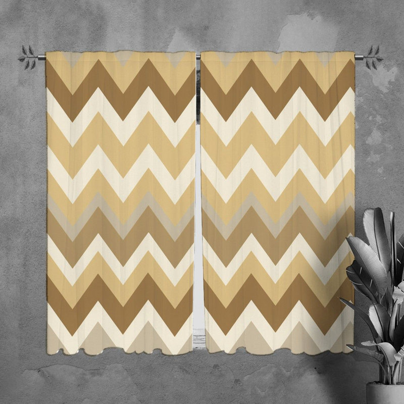 Paire de rideaux obscurcissant en polyester Mykhia, L 40 po x L 61 po
