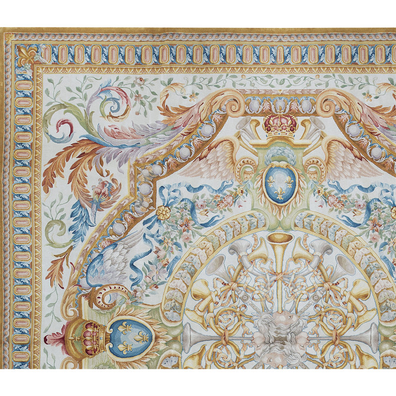 Savonnerie One-of-a-Kind 11'1" X 12' Area Rug