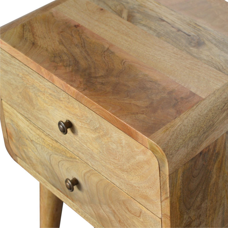45cm W Solid Wood Bedside Table