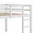 Wood Loft Bed With Ladder-1263386806