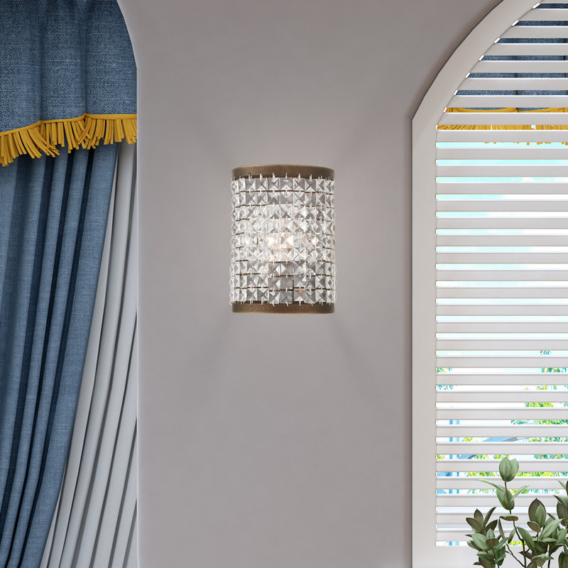 Belisle Flush Mounted Sconce, Palacial Bronze