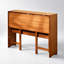 Bureau pliant en bambou de 40,2 po convenant aux petits espaces